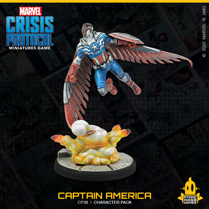 Marvel Crisis Protocol : Captain America and War Machine Character Pack
